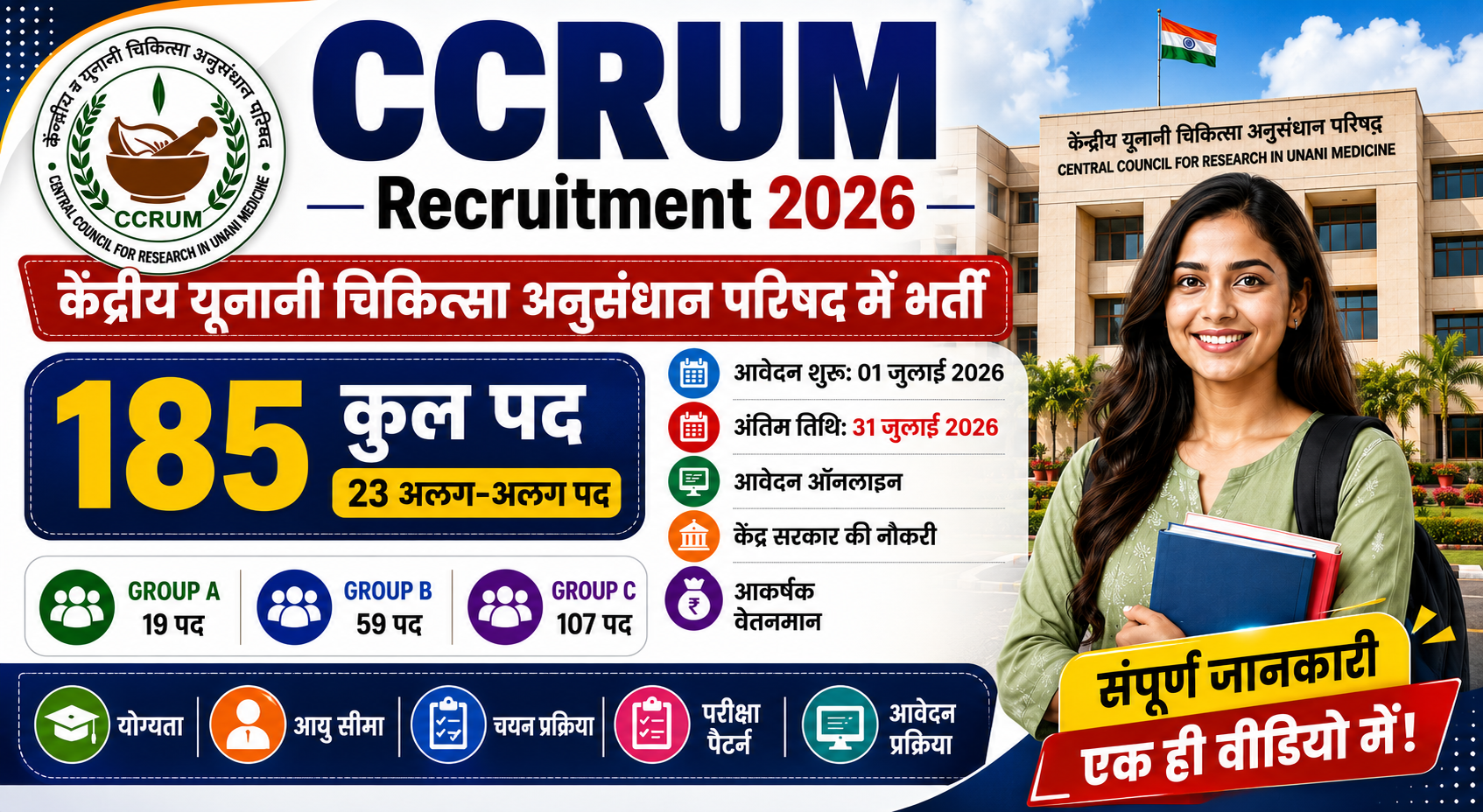 CCRUM Recruitment 2026